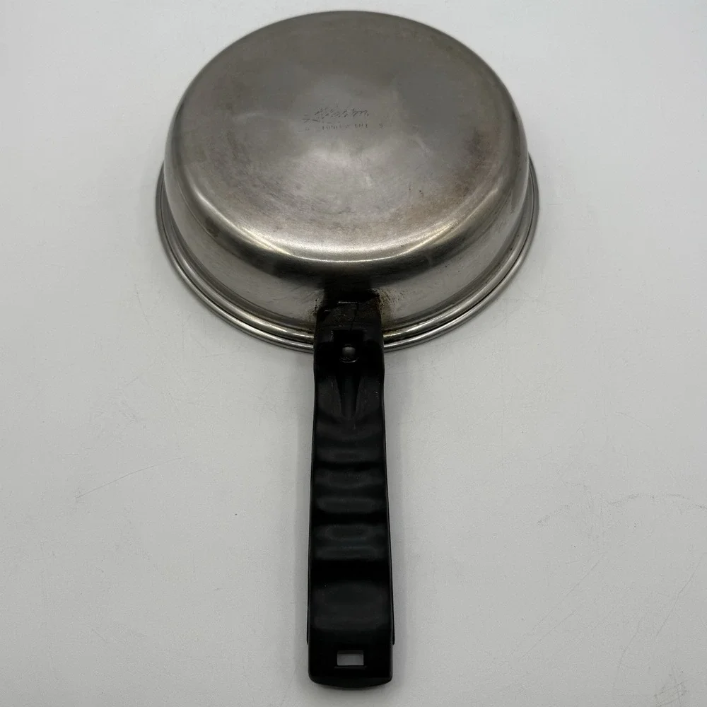 Vtg Lifetime Frying Pan Skillet Cookware 18/8 Stainless Steel 8